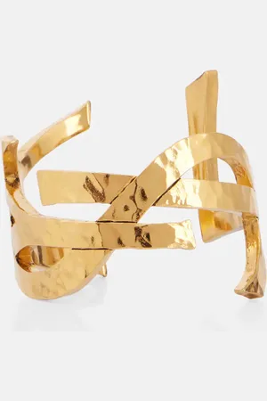 Saint Laurent Cassandre cuff bracelet