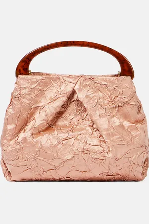DRIES VAN NOTEN Crisp Mini crushed plissÃ© tote bag