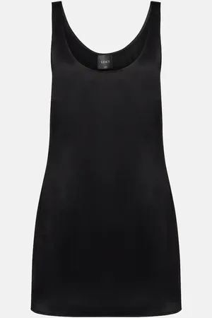Leset Barb satin slip dress
