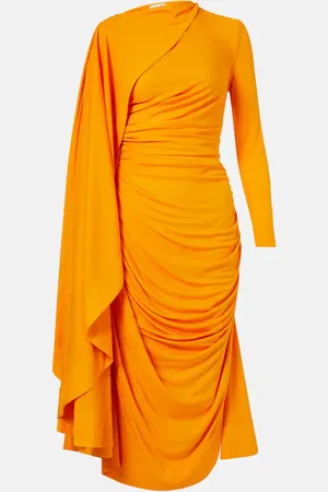 Bottega Veneta Draped jersey maxi dress