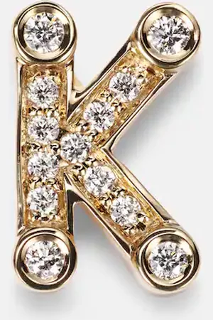 SOPHIE BILLE BRAHE Petite K 18kt single earring with diamonds