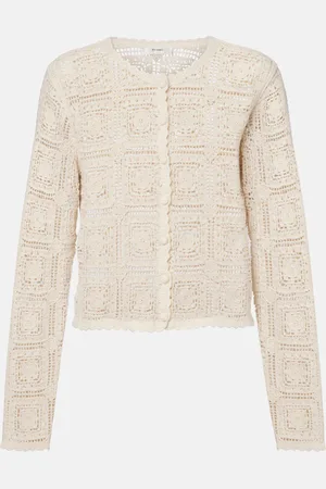Frame Crochet cotton cardigan