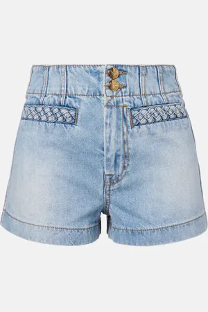 ZIMMERMANN Lucky high-rise denim shorts