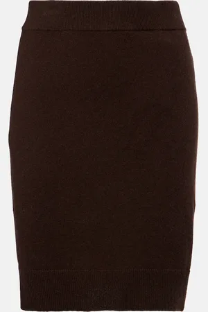 Jardin des Orangers Wool and cashmere miniskirt
