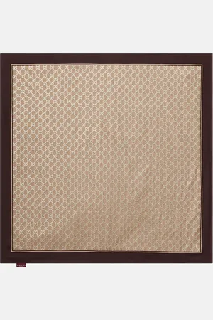 Gucci GG silk twill scarf