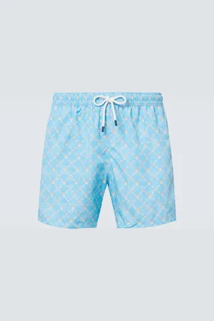 FEDELI Madeira printed swim trunks