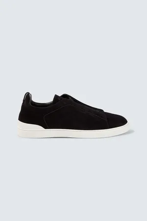 Ermenegildo Zegna Triple Stitch suede sneakers