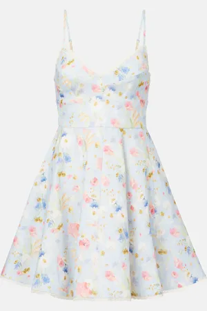ZIMMERMANN Lucky floral linen minidress