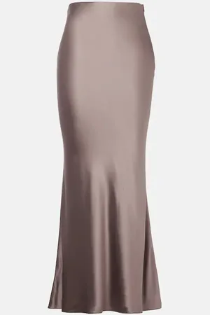 The Sei Silk charmeuse maxi skirt