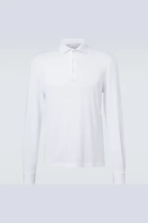 FEDELI Zero cotton jersey polo shirt