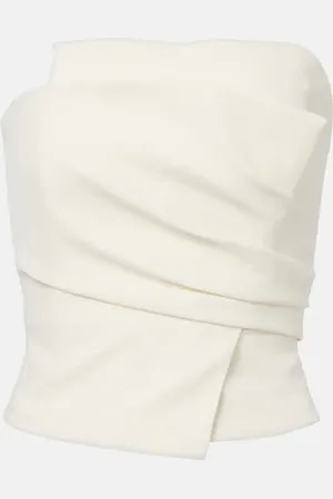 The Sei Strapless crÃªpe top
