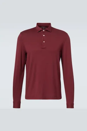 FEDELI Zero cotton jersey polo shirt