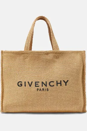 Givenchy G-Tote Medium raffia-effect tote bag