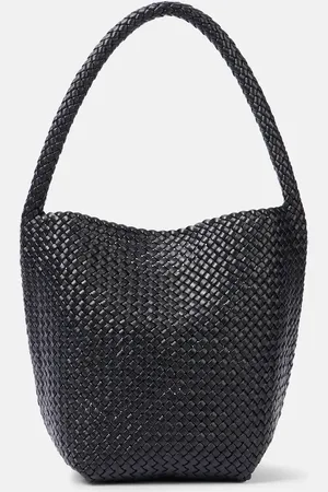 The Row N/S Park Medium woven leather tote bag