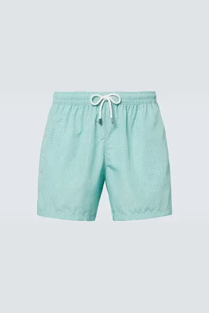 FEDELI Madeira printed swim trunks