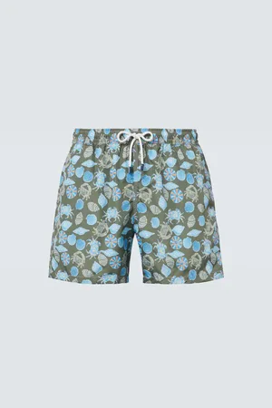 FEDELI Madeira printed swim trunks