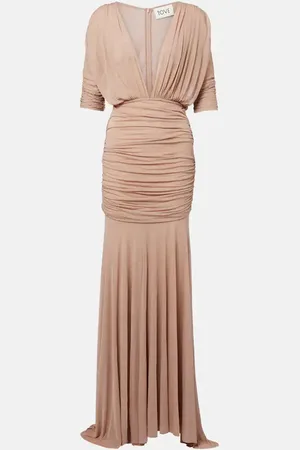 TOVE Devi semi-sheer maxi dress