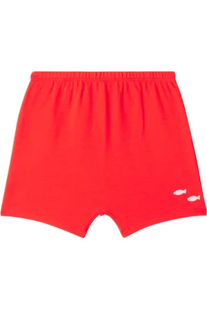 Gucci Baby embroidered cotton-blend shorts