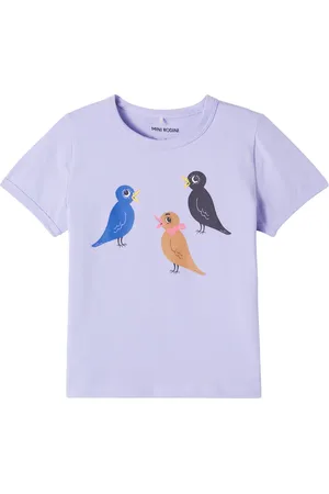 Mini Rodini Birds cotton-blend T-shirt