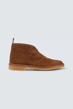 Gucci GG suede ankle boots
