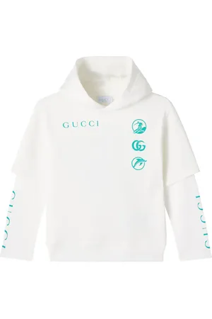 Gucci Printed cotton hoodie