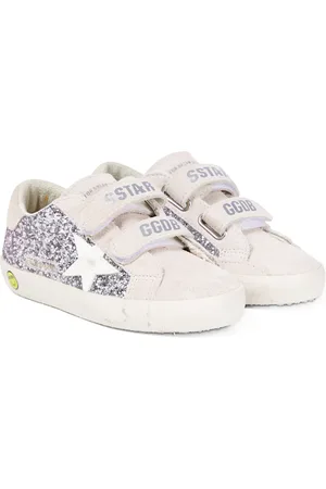Golden Goose Old School glitter and suede sneakers