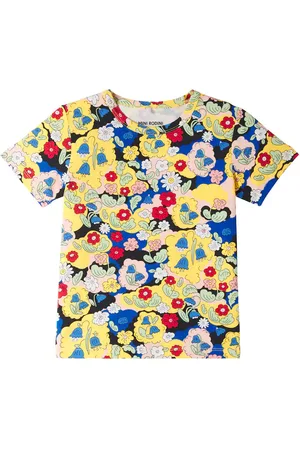 Mini Rodini Floral cotton-blend T-shirt