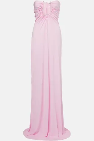 CHRISTOPHER ESBER Arced Palm gathered maxi dress