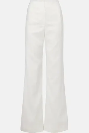 VERONICA BEARD Jude linen-blend wide-leg pants