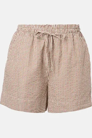 VERONICA BEARD Tijana gingham seersucker shorts