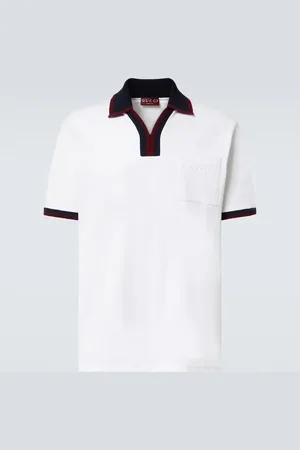 Gucci Cotton piquÃ© polo shirt