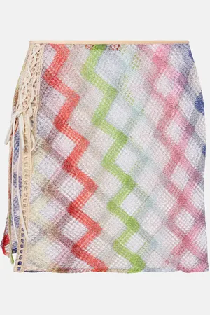 Missoni Zig Zag crochet miniskirt