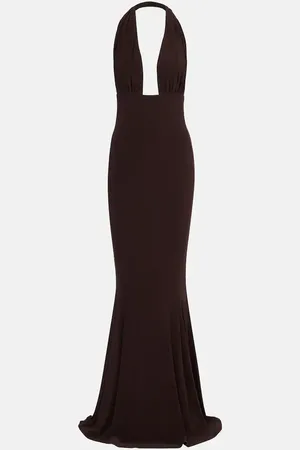 Norma Kamali Halterneck gown