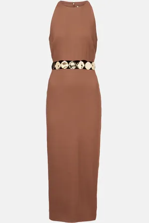 VERONICA BEARD Isla embellished midi dress