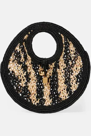Jacquemus Spiaggia Small raffia shoulder bag