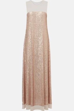 Norma Kamali Floral-appliquÃ© sequined gown