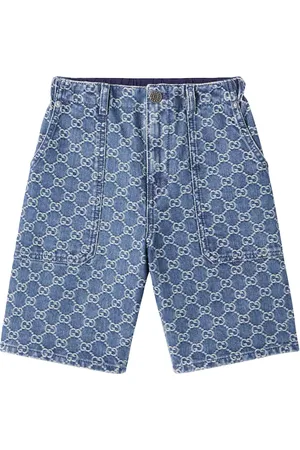 Gucci GG denim Bermuda shorts