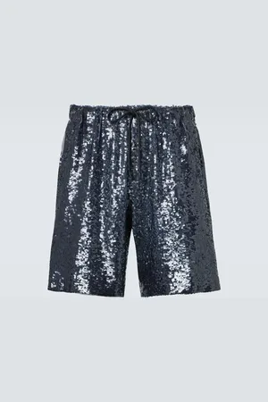 DRIES VAN NOTEN Sequined Bermuda shorts