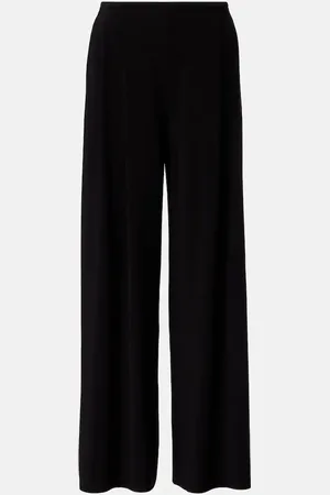 Norma Kamali High-rise wide-leg pants