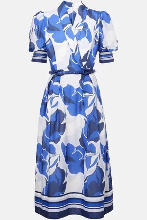 Rebecca Vallance Paros floral cotton midi dress
