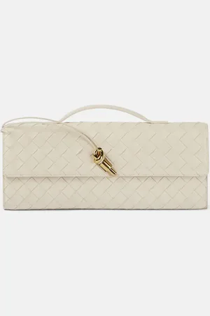 Bottega Veneta Andiamo Intrecciato leather clutch