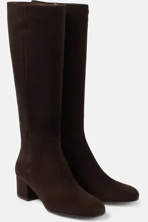 Gianvito Rossi 45 suede knee-high boots