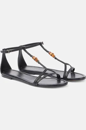Gucci Bamboo leather sandals