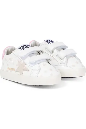 Golden Goose Baby May School leather sneakers