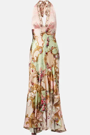 Camilla Queens Quarters silk maxi dress