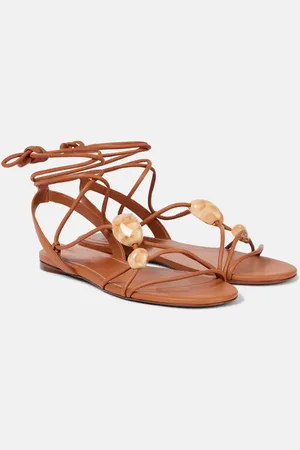 ZIMMERMANN Gleam leather sandals