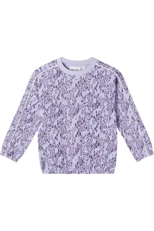 Mini Rodini Leopard-print cotton jersey sweatshirt