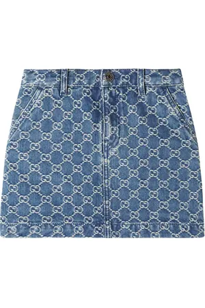Gucci GG Canvas denim skirt