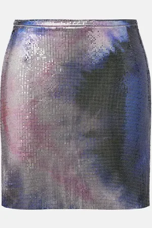 Paco rabanne Tie-dye miniskirt
