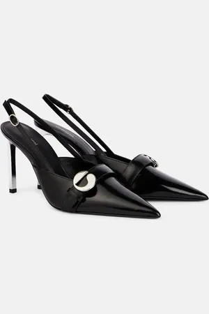 COPERNI Logo leather slingback pumps